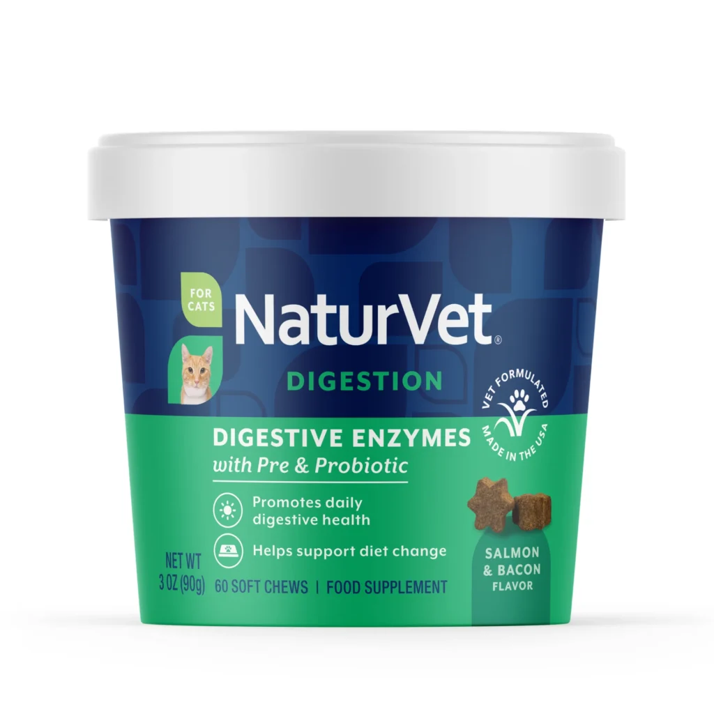 NaturVet Digestive Enzymes for Cats