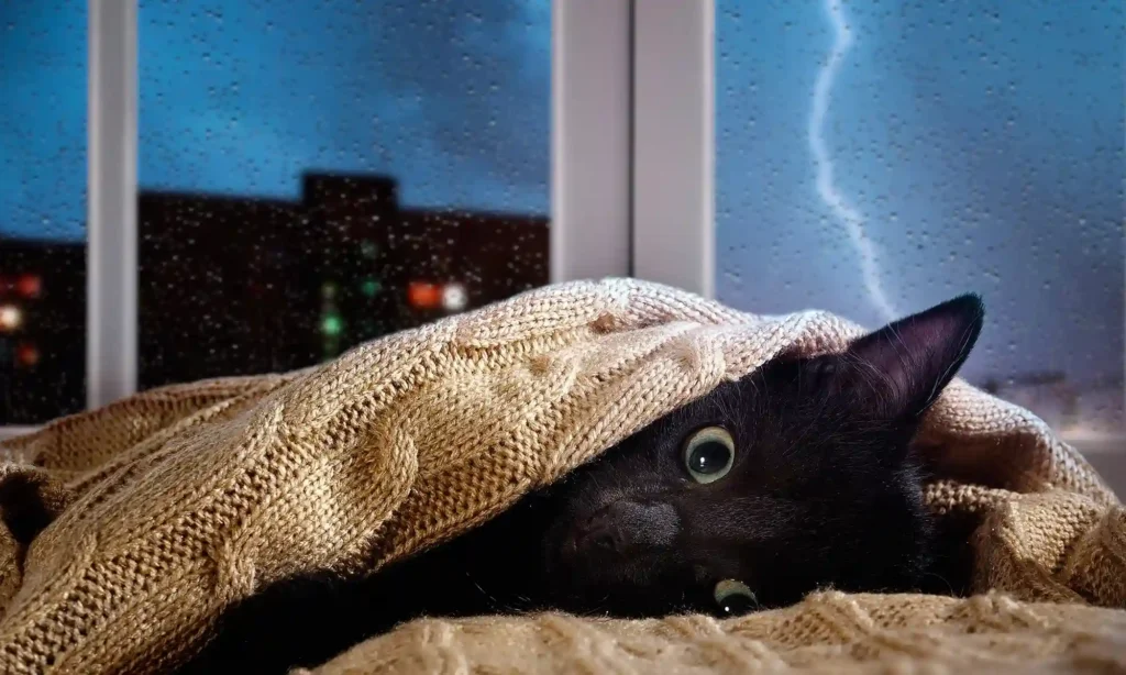 Cats Panic in Small Spaces